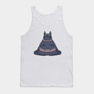 Meditating cat Tank Top